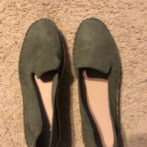 Green espadrilles Gap